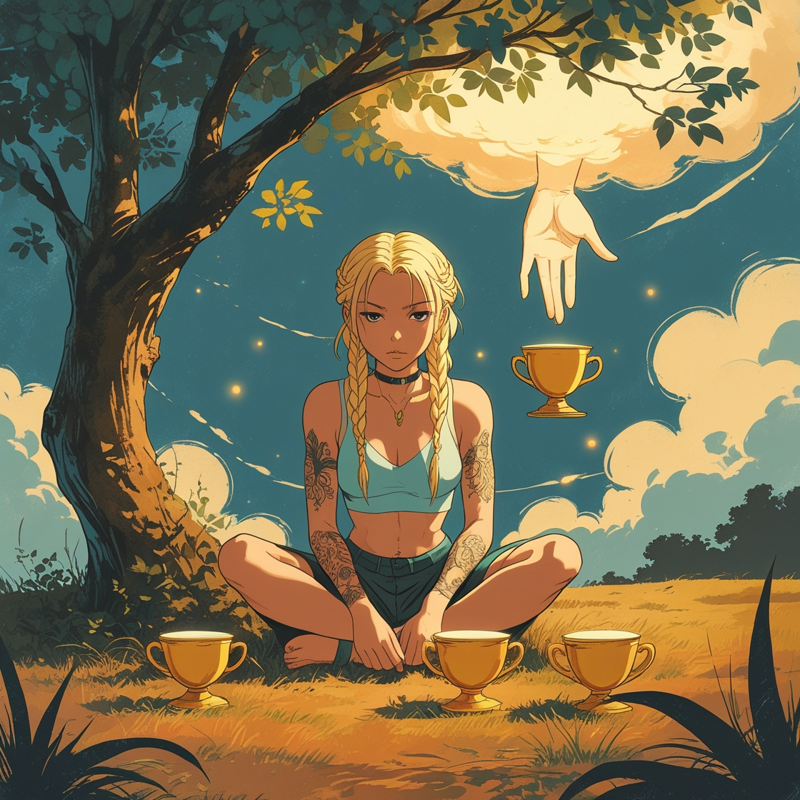 Four of Cups